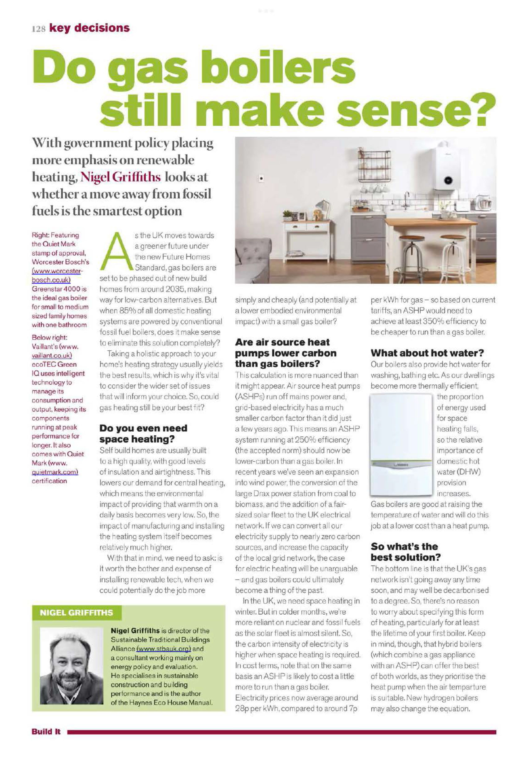 Quiet Mark Do gas boilers still make sense?